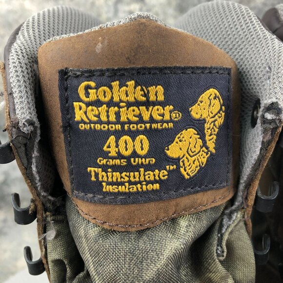 Golden Retriever Men\'s Size 8M Brown 400g Thinsulate Insulated Waterproof Boots main image 4